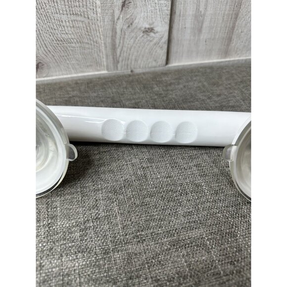 EHRRD Suction Cup Grab Bar Handle 12 inch Bathroom Non Slip Secure White Black - Picture 5 of 5